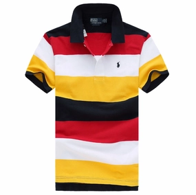 Sustainable Ralph Lauren Bold Stripe Small Pony Men Polo