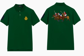 Smart Design Ralph Lauren Green Badge/Flying Men Polo