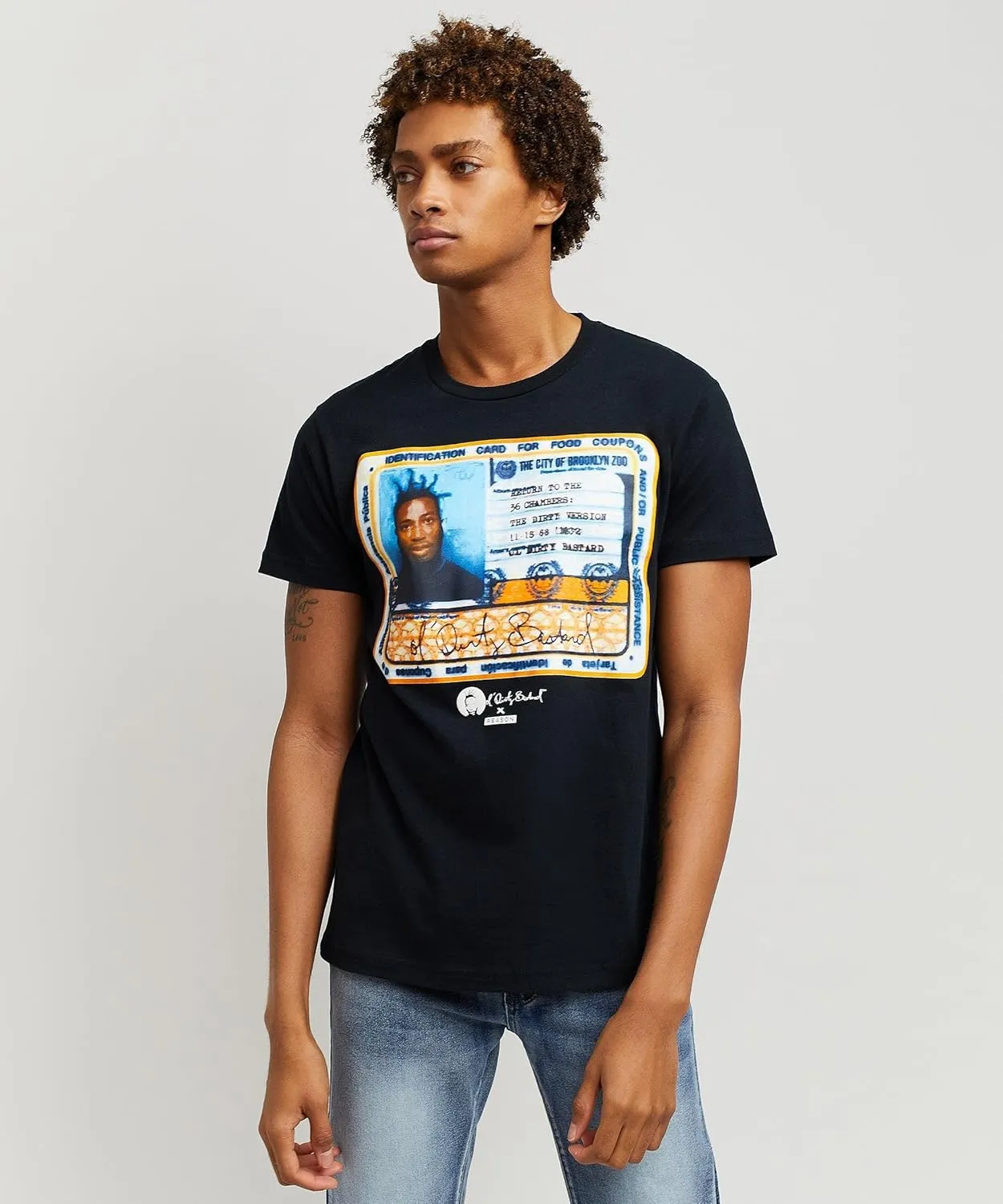 Reason Graphic T-Shirts for Men, Mens Designer Printed Cotton T-Shirts, Crew Neck Short Sleeve, OBD License Custom Print Tee