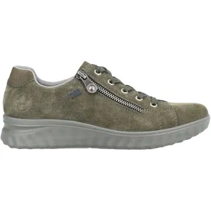 Safe Pace Path Firm Women's Vegan Suede In Khaki/moor