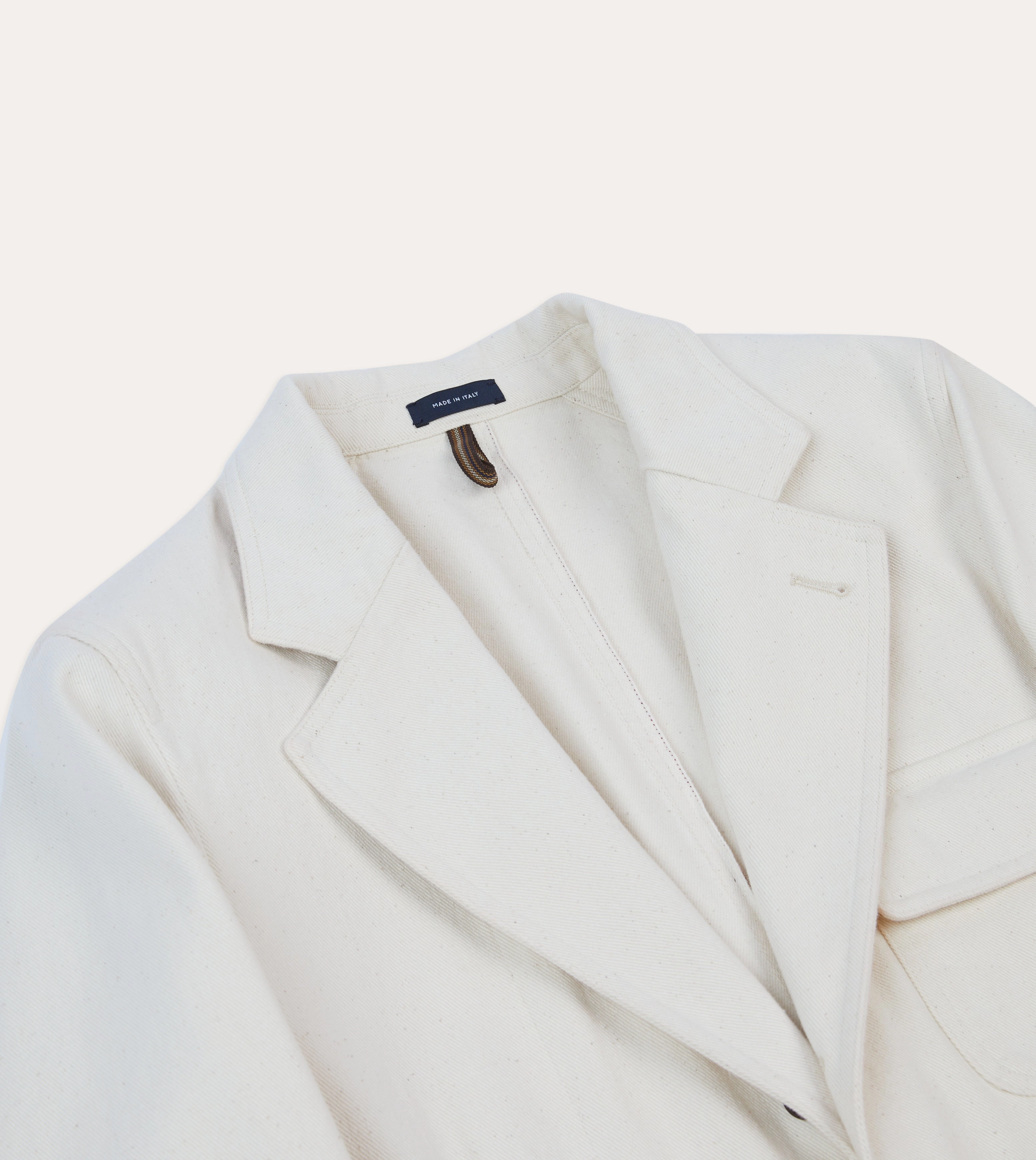 Smart Tailored Ecru Denim Games Blazer Mk. IV