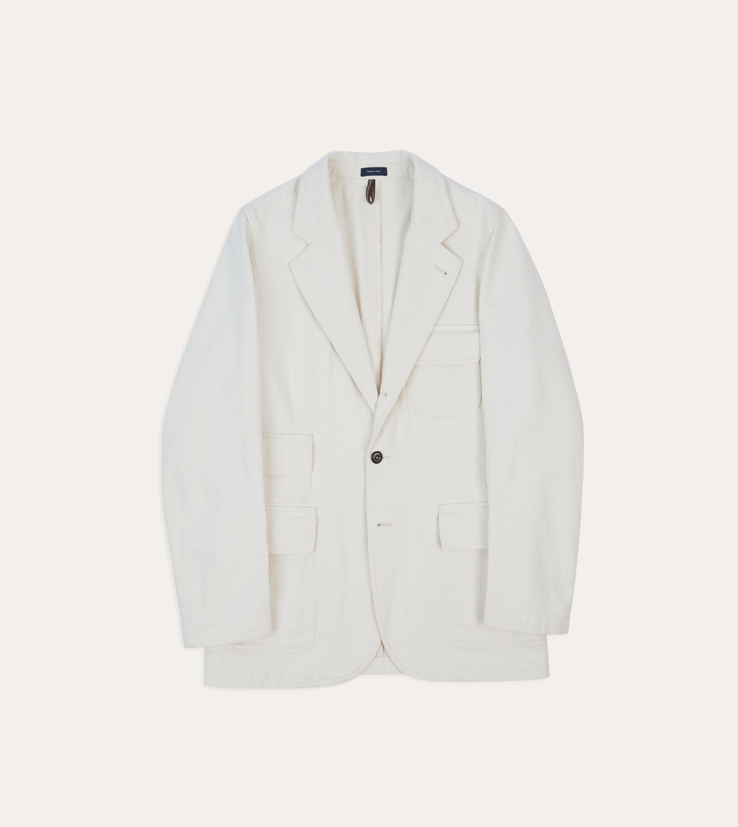 Ecru Denim Games Blazer Mk. IV Comfort and Luxury Sophisticated Layer