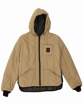 runner REFRIGIWEAR Boys Hooded Padded Jacket 13-14 Years Beige Nylon