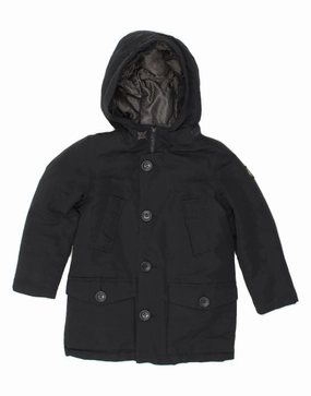 Compact Layer REFRIGIWEAR Boys Hooded Windbreaker Jacket 5-6 Years Navy Blue Polyester
