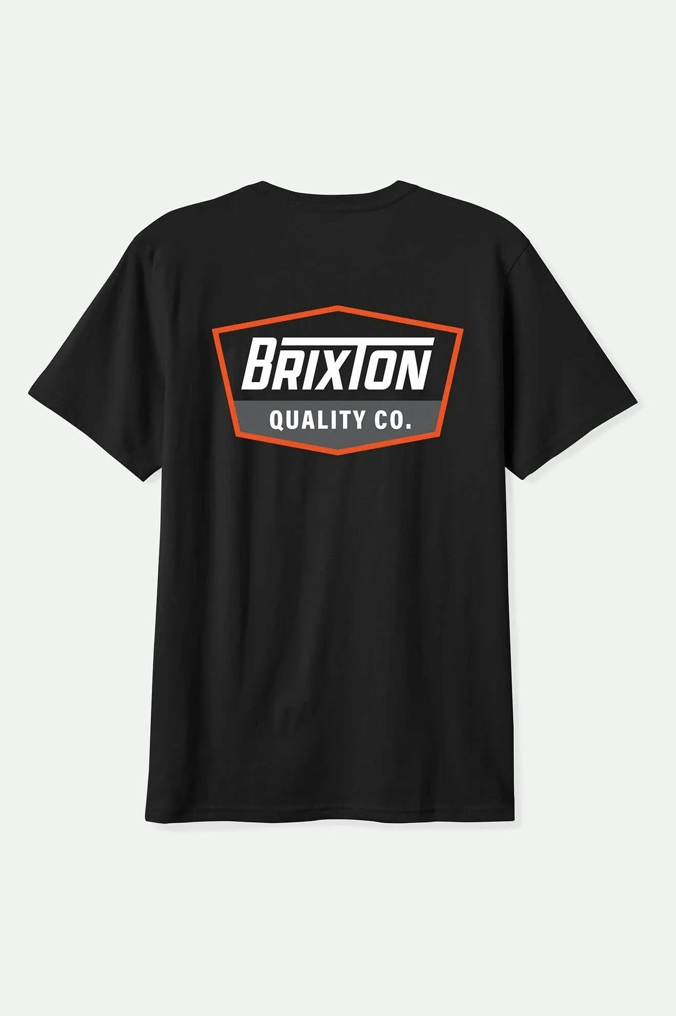 Regal S/S Standard T-Shirt - Black/Classic Orange/White Chic Casual Wear Functional Comfort
