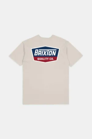 Anti Static Treatment Regal S/S Standard T-Shirt - Cream/Navy