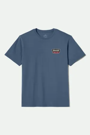 Relaxed Comfort Wear Comfort and style Regal S/S Standard T-Shirt - Harbor Blue/Black/Stone