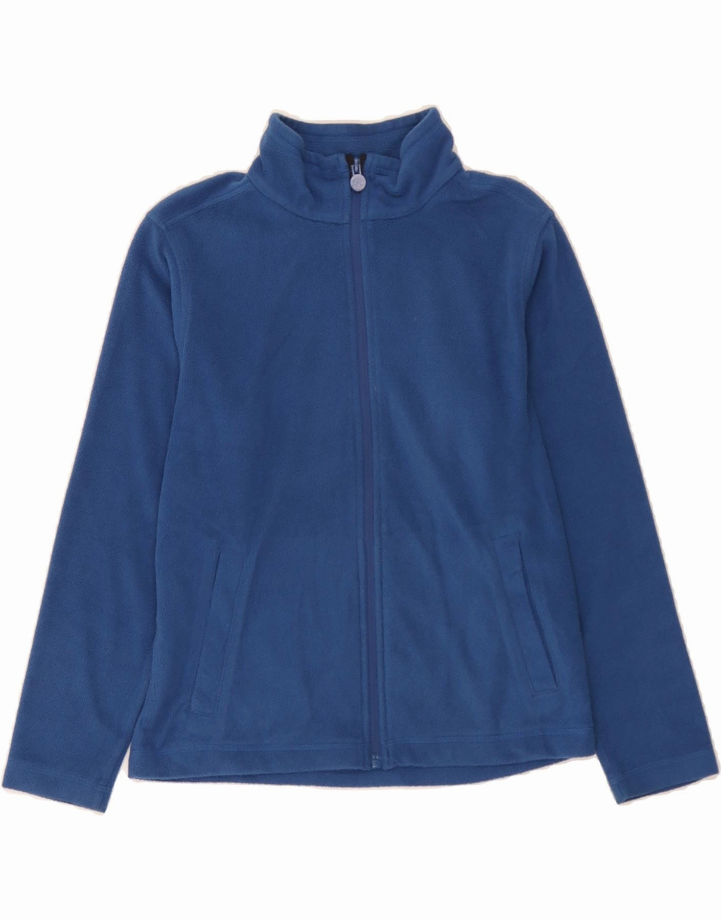 Long-sleeved REGATTA Boys Fleece Jacket 9-10 Years Blue Polyester