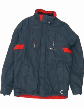 DIADORA Boys Windbreaker Jacket 11-12 Years Navy Blue Sophisticated