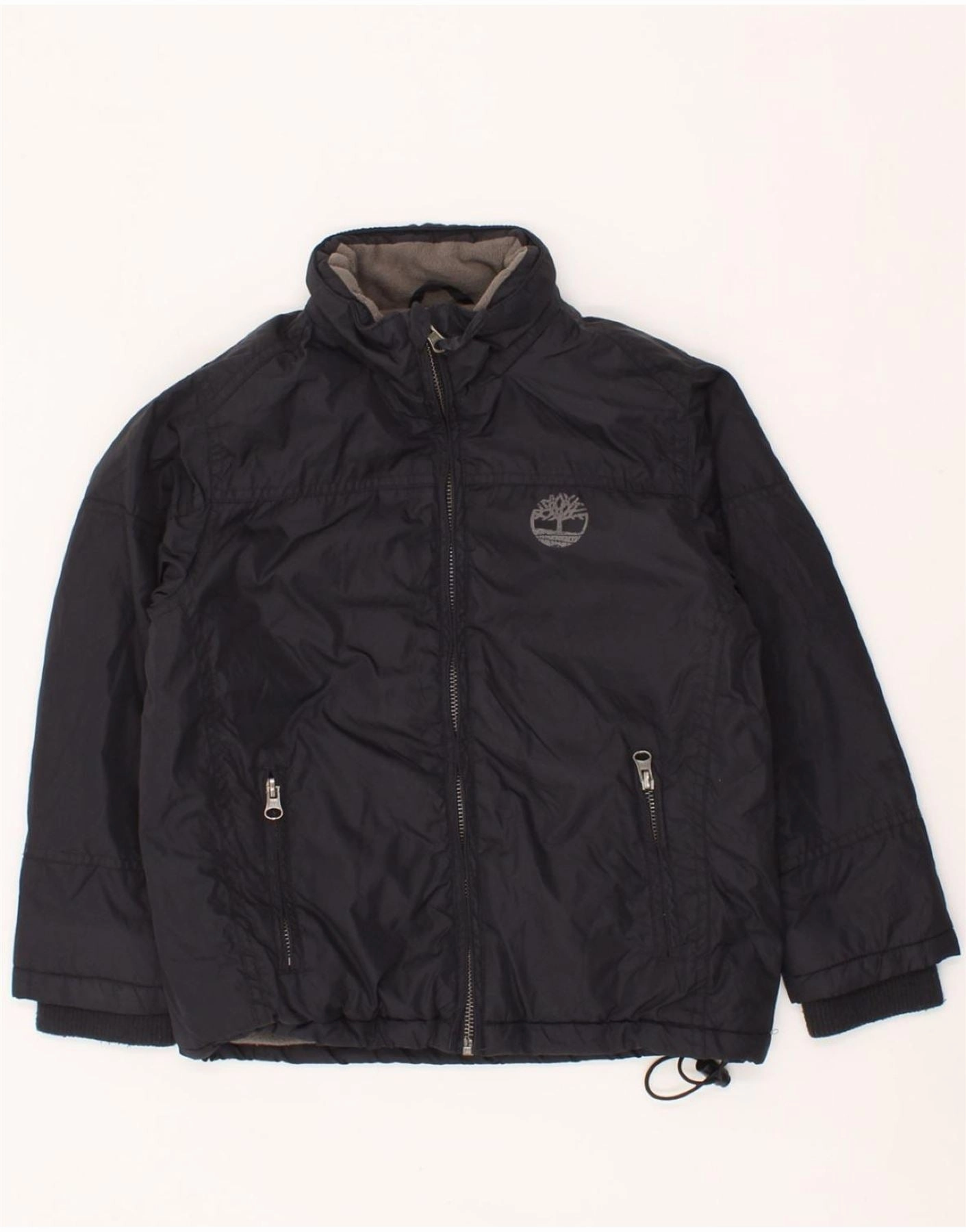 TIMBERLAND Boys Windbreaker Jacket 5-6 Years Navy Blue Polyester suitable for self use