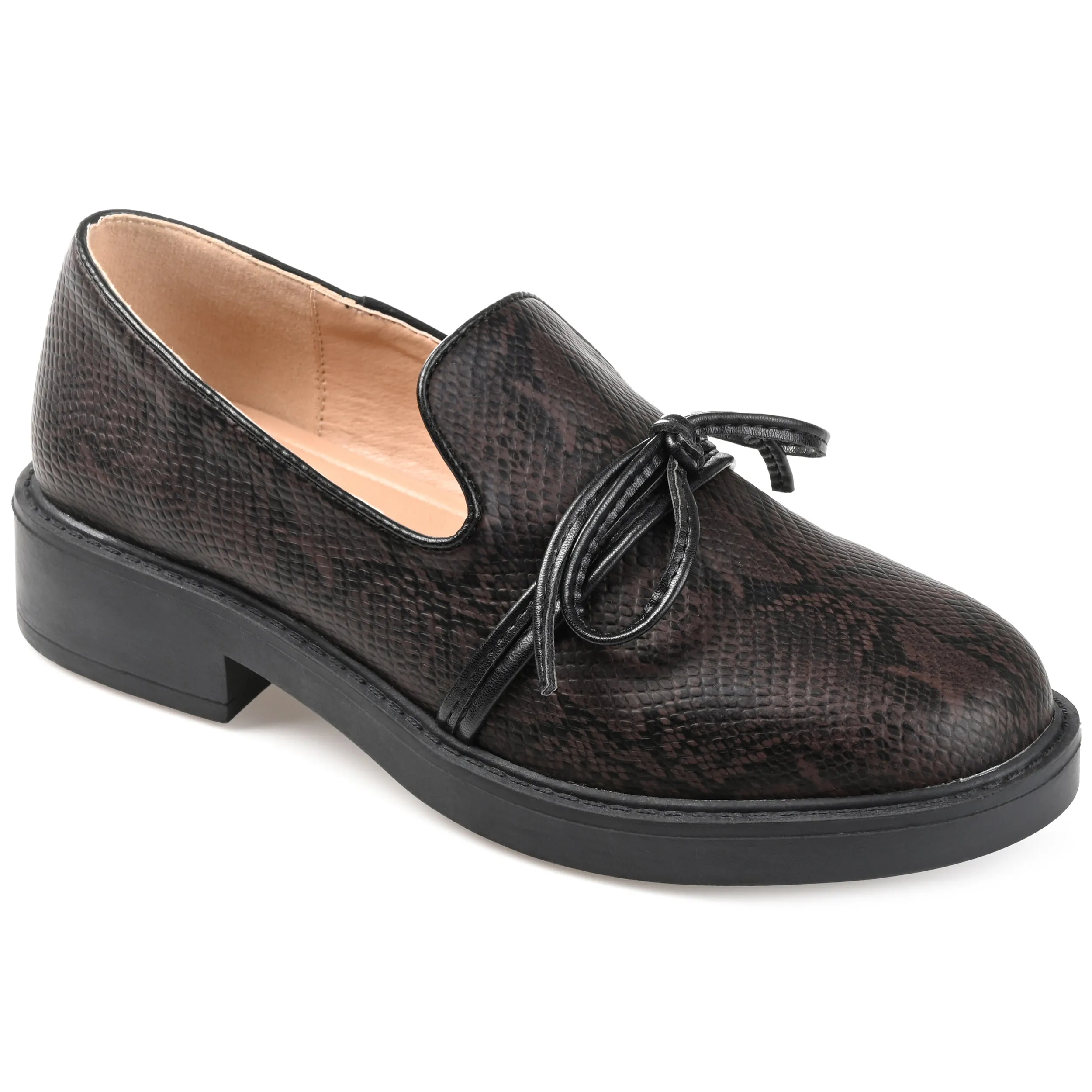 Young Professional Soft Leather Slip-ons Journee Collection Women's Tru Comfort Foam Eilien Flat