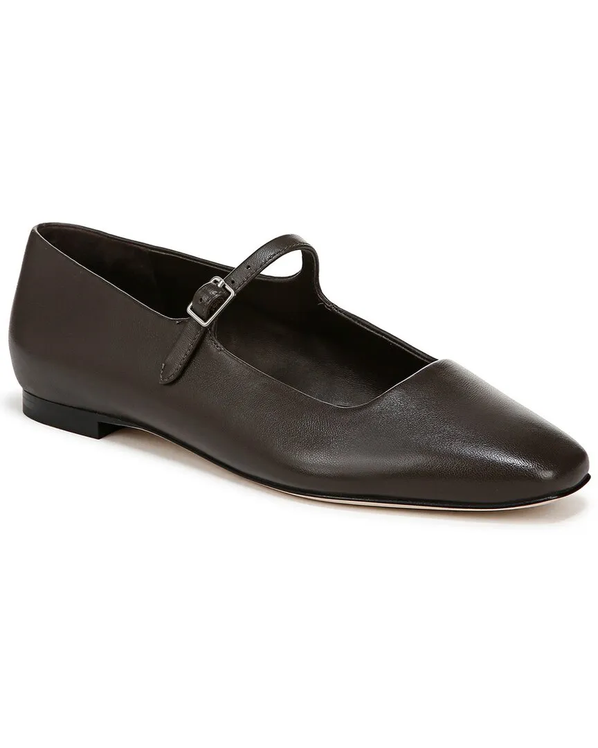 Vince Brodi Mary Jane-B Leather Slip-on Driving Moccasins Sunrise Path