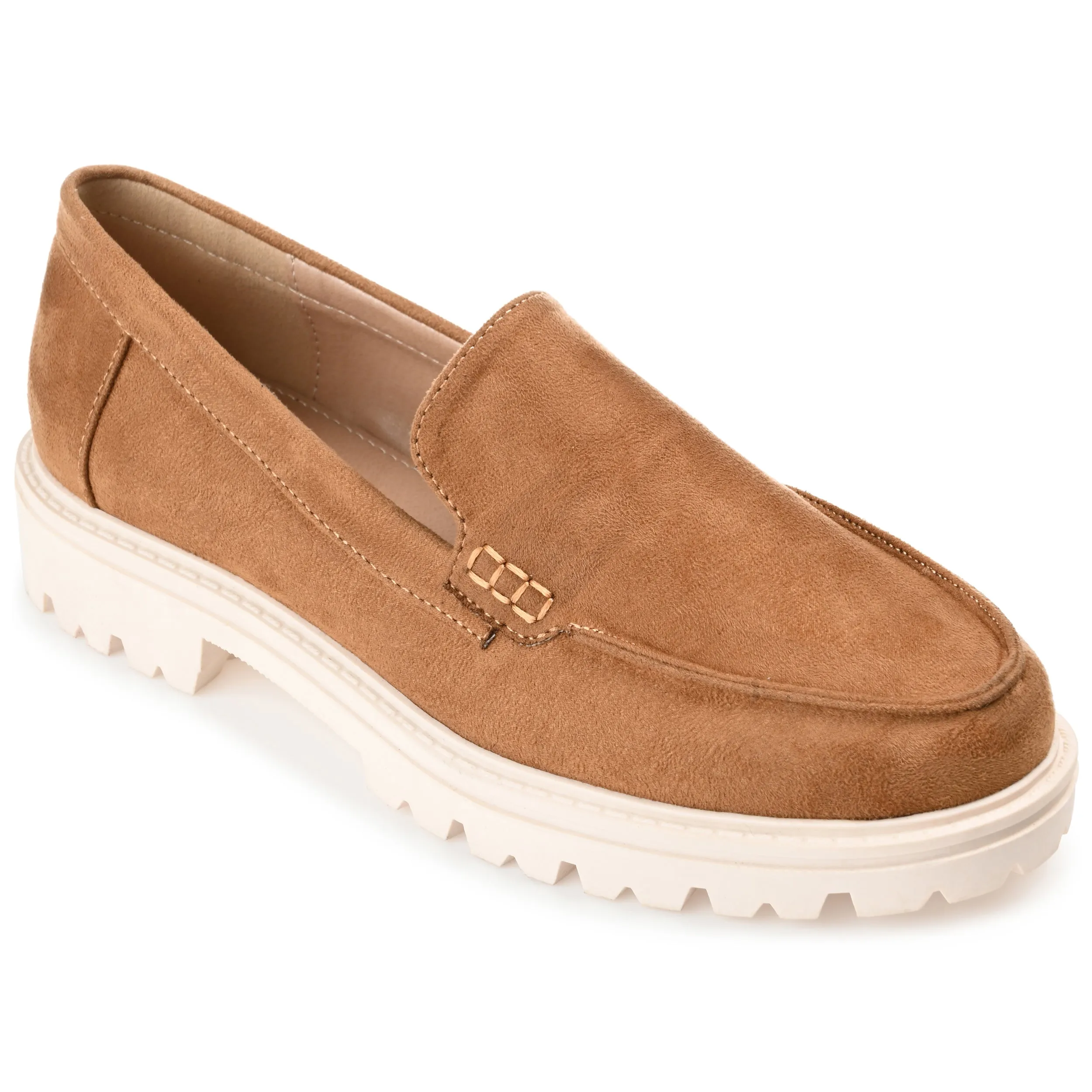 Journee Collection Women's Tru Comfort Foam Erika Flat Non-Slip Design Urban Dawn