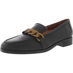 Mizelle Womens Leather Slip On Loafers Work Day Harbor View
