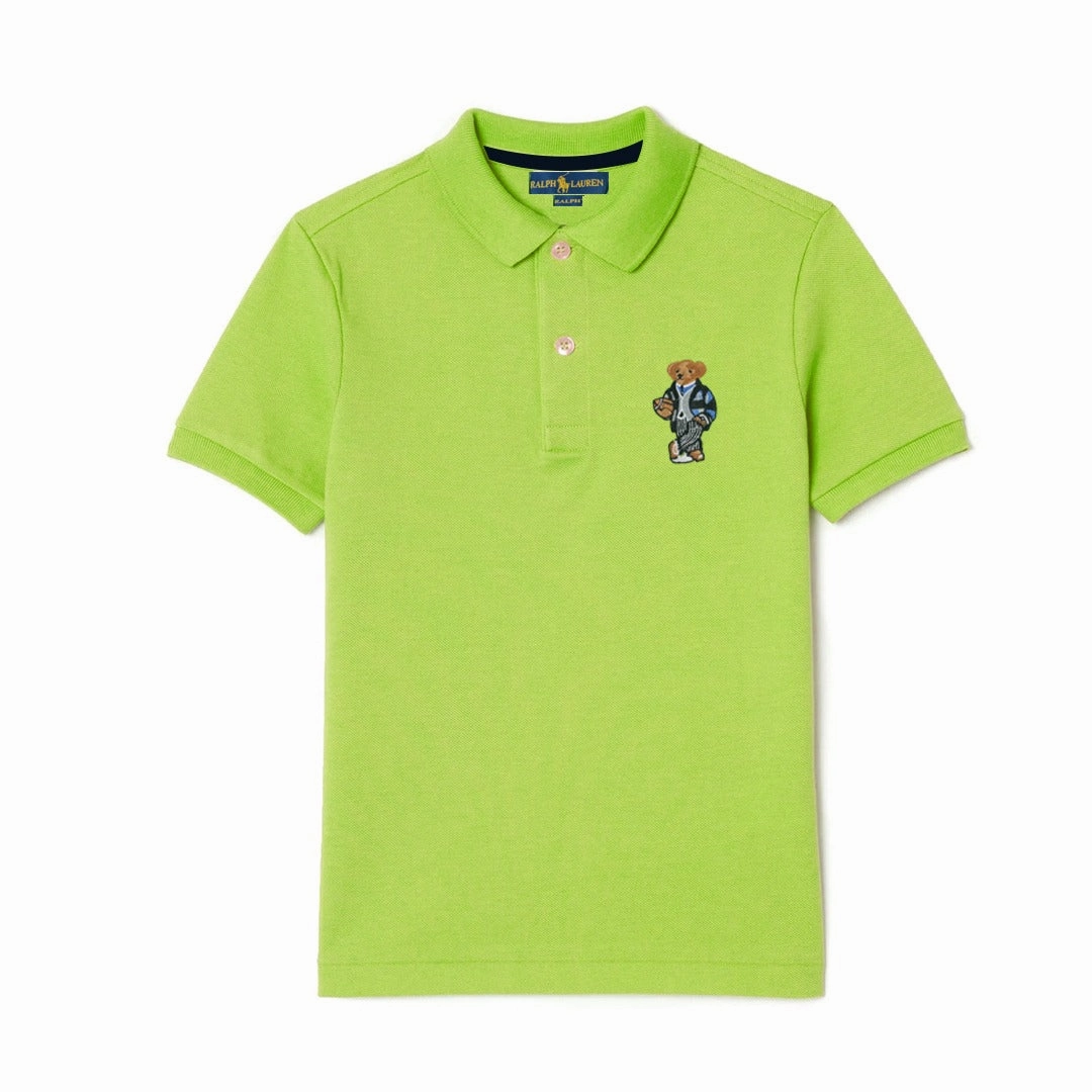 Seasonal Outfit Ralph Lauren Bear Polo In Green