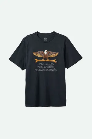 Seasonal Casual Repair S/S Standard T-Shirt - Black Worn Wash