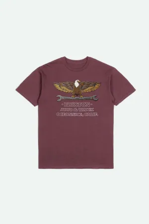 Repair S/S Standard T-Shirt - Mahogany Worn Wash Street Style Trend