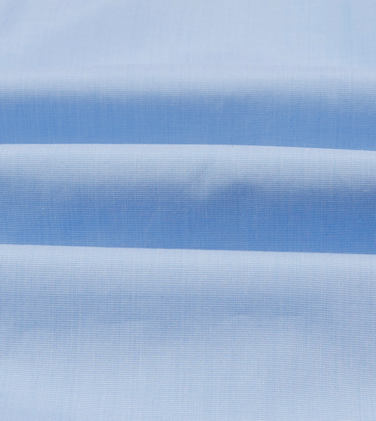 Resort Wear Affordable Fashion Sky Blue Cotton Spread Collar End-on-End Poplin Shirt