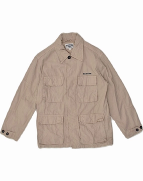 REPLAY AND SONS Boys Utility Jacket 13-14 Years Brown Cotton Durable Stitching