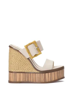 Stud Glow Cool Walk Hendrya Wedge Sandal In Natural