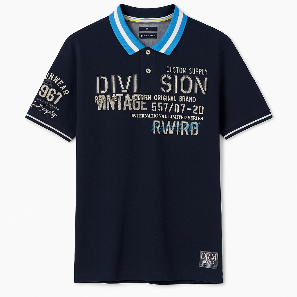 Reward Men Navy Blue Polo Odor-resistant