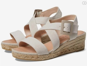 Women Lago Sandal In Cream Fashionista Choice Height Boost
