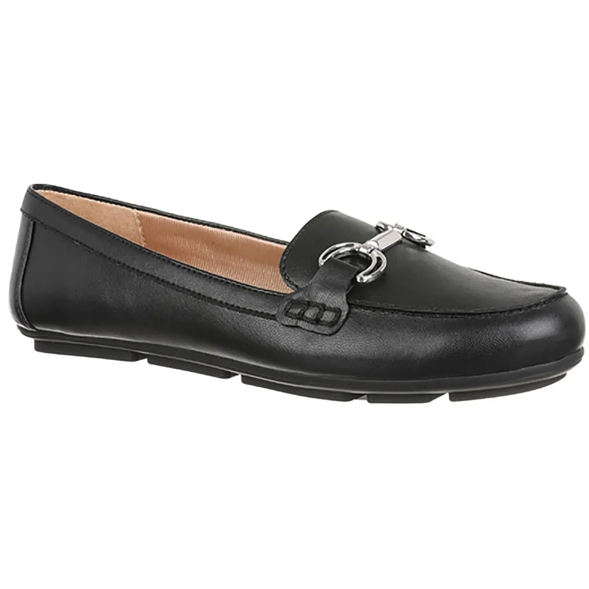 Fashionable Fit Riviera Bit Womens Slip On Round Toe Loafers