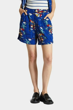 Riviera Short - Surf The Web Linen shorts