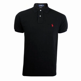 RL Small Pony Black Men Polo in demand Effortless Vibe