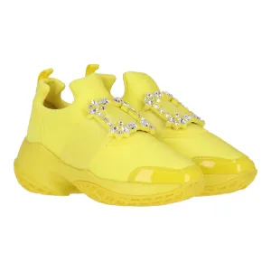 Street Vibe Fast Power Roger Vivier Womens Yellow Multicolored Loafer