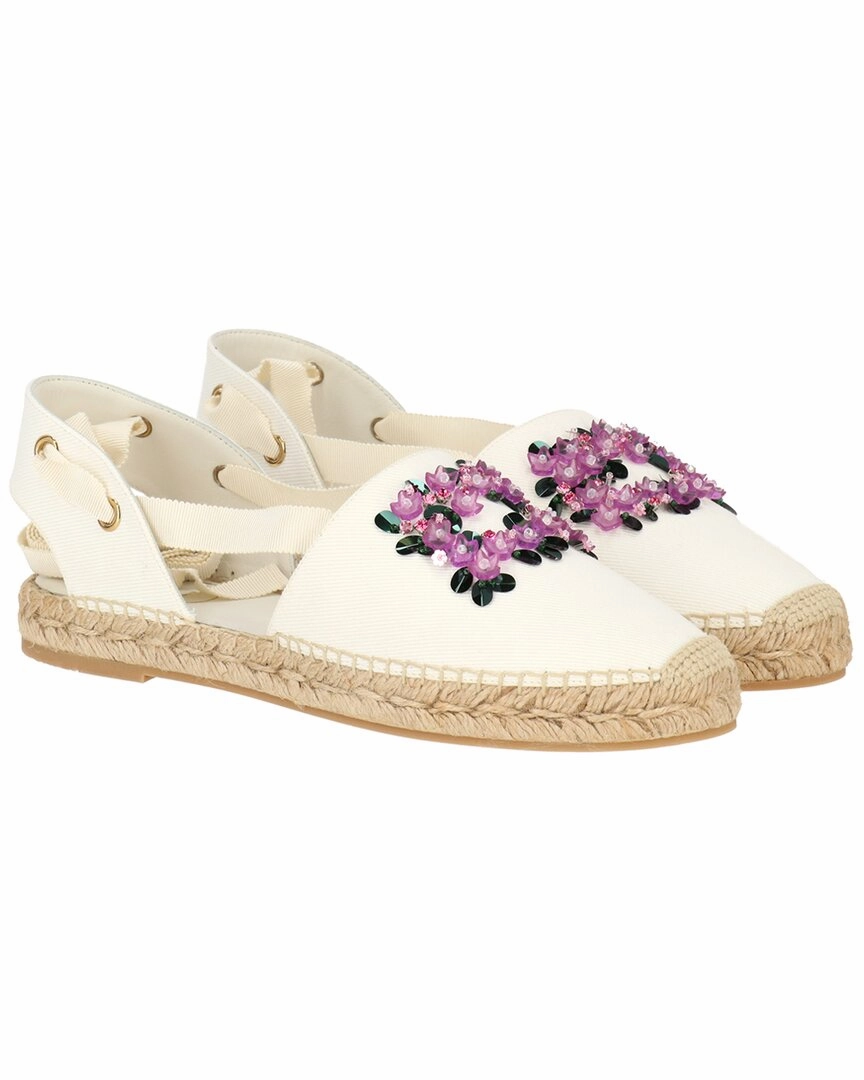 Core Fit Comfort Match Roger Vivier Canvas Espadrille