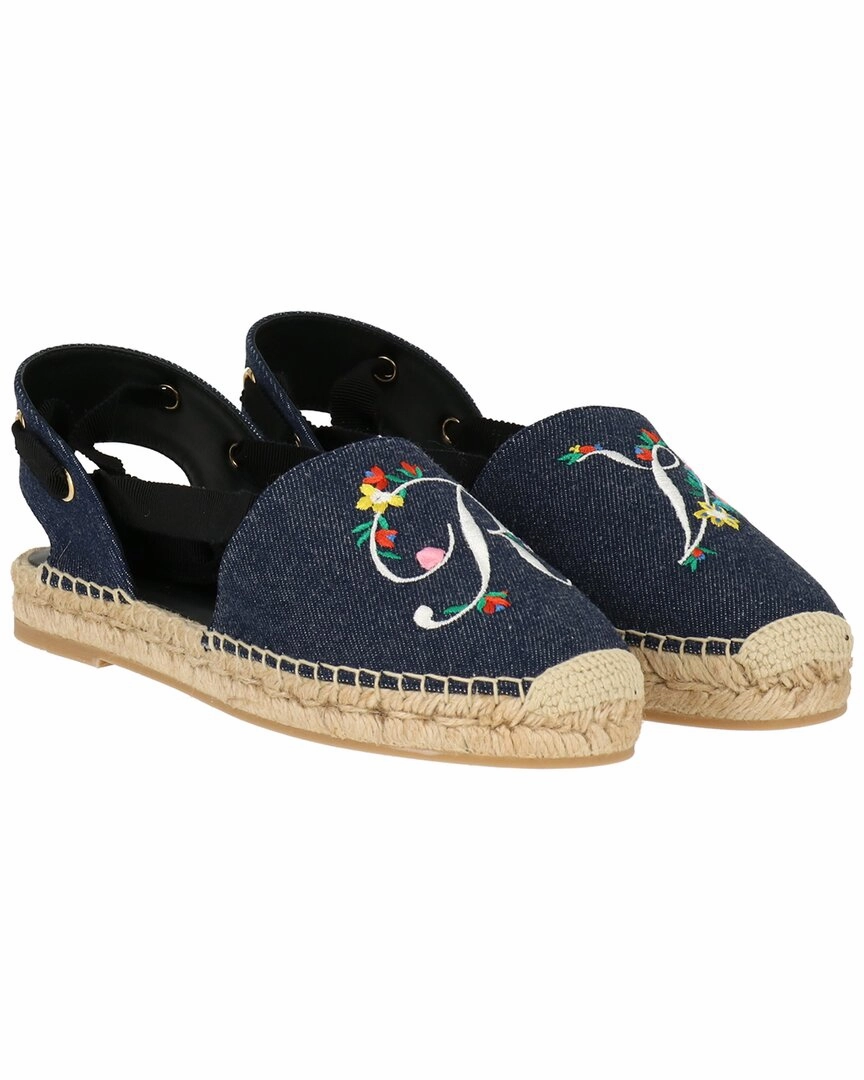 Roger Vivier Denim Espadrille Pad Ease Spring Mood