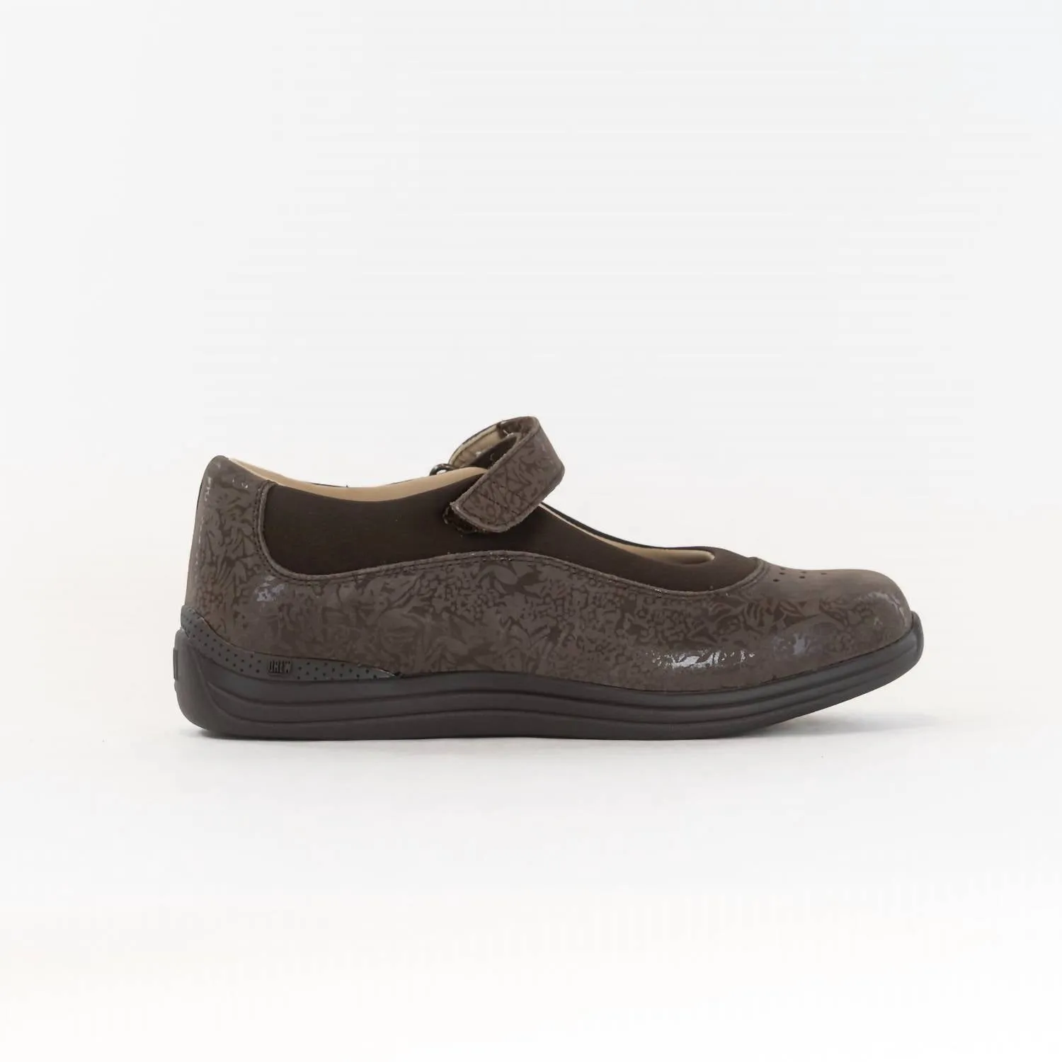 Rose Loafer In Brown Foil Loafer Comfortable Slip-Ons