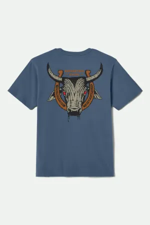 Simple Style Stylish Fit Roughstock S/S Standard T-Shirt - Harbor Blue