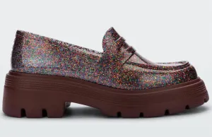 Hard Base Yoga Step Royal Ad In Glitter Multicolor