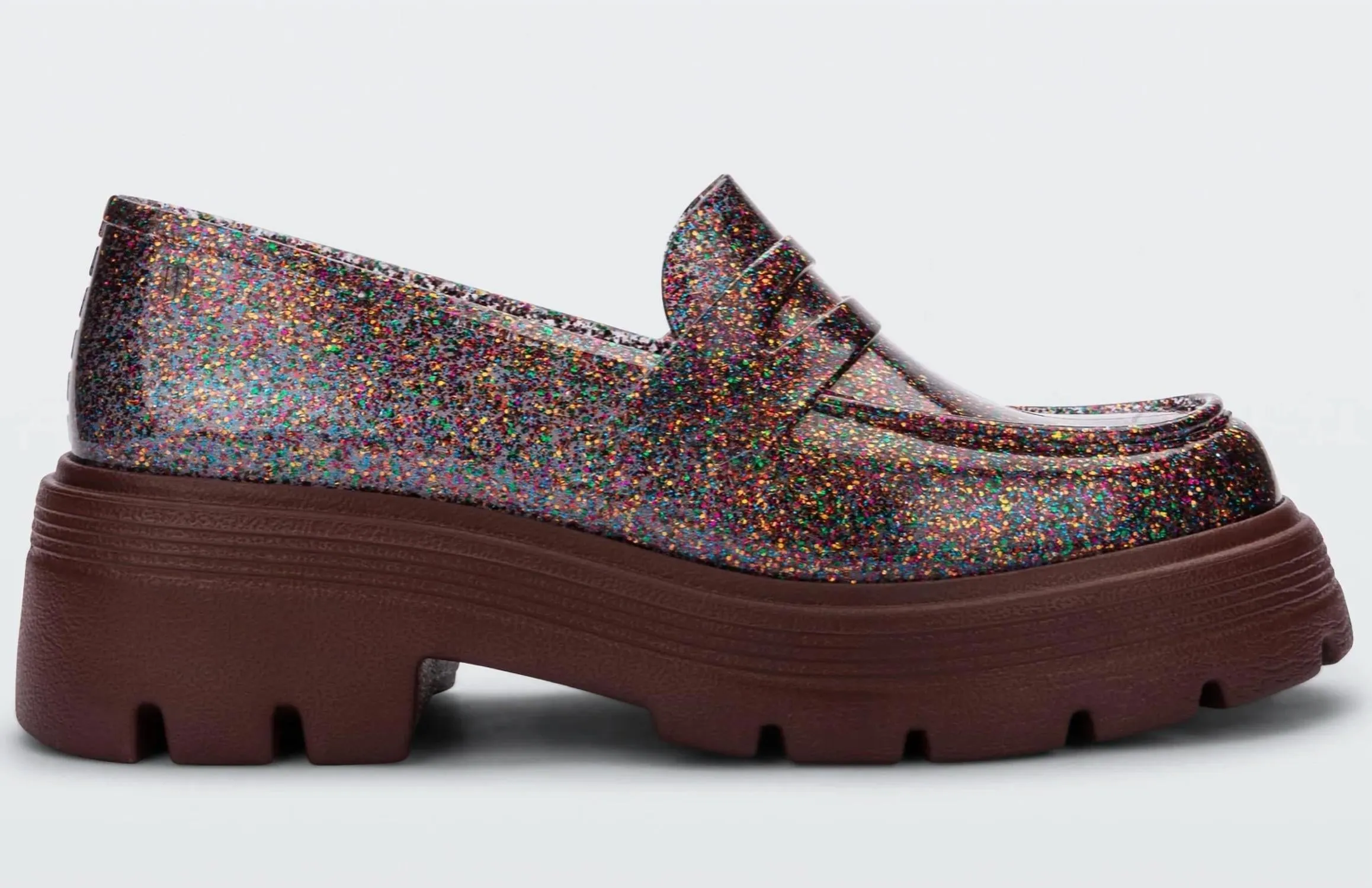 Hard Base Yoga Step Royal Ad In Glitter Multicolor