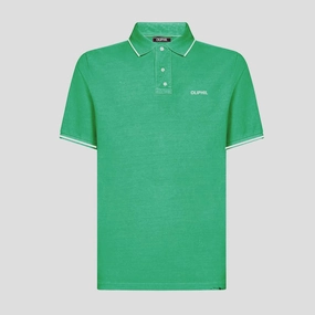 High Quality Printing Rugby Oliphil USA Green Polo