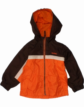 Target OSH KOSH Boys Hooded Rain Jacket 2-3 Years Orange Polyester