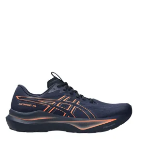 Toe Spring Geometry Slip Resistant Studs ASICS Men's GT-2000 v14 Running Shoes in Midnight/Vivid Coral AW25