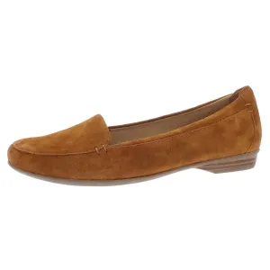 Saban Womens Leather Slip On Loafers Ground True