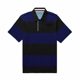 Retro nostalgia Comfortable And Trendy Saint James Nautique Men Stripe Polo