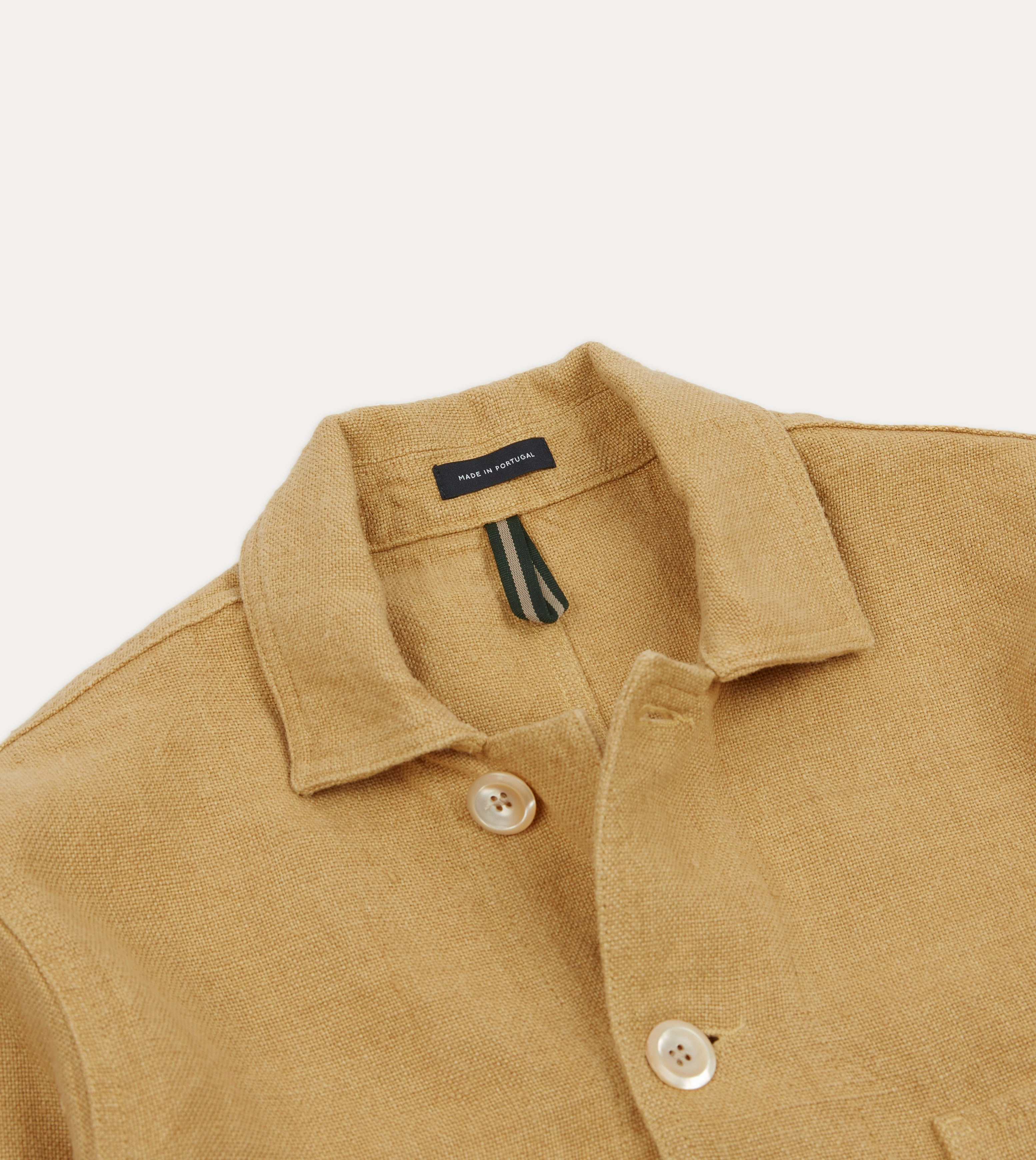 Sport Edge Sand Linen Five-Pocket Chore Jacket