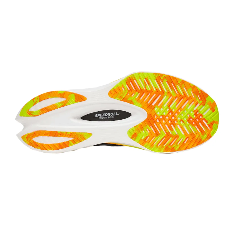 Saucony Men's Endorphin Pro 4 Running Shoes in Black/Vo2 AW25 optimize running form amateur joggers' shoes