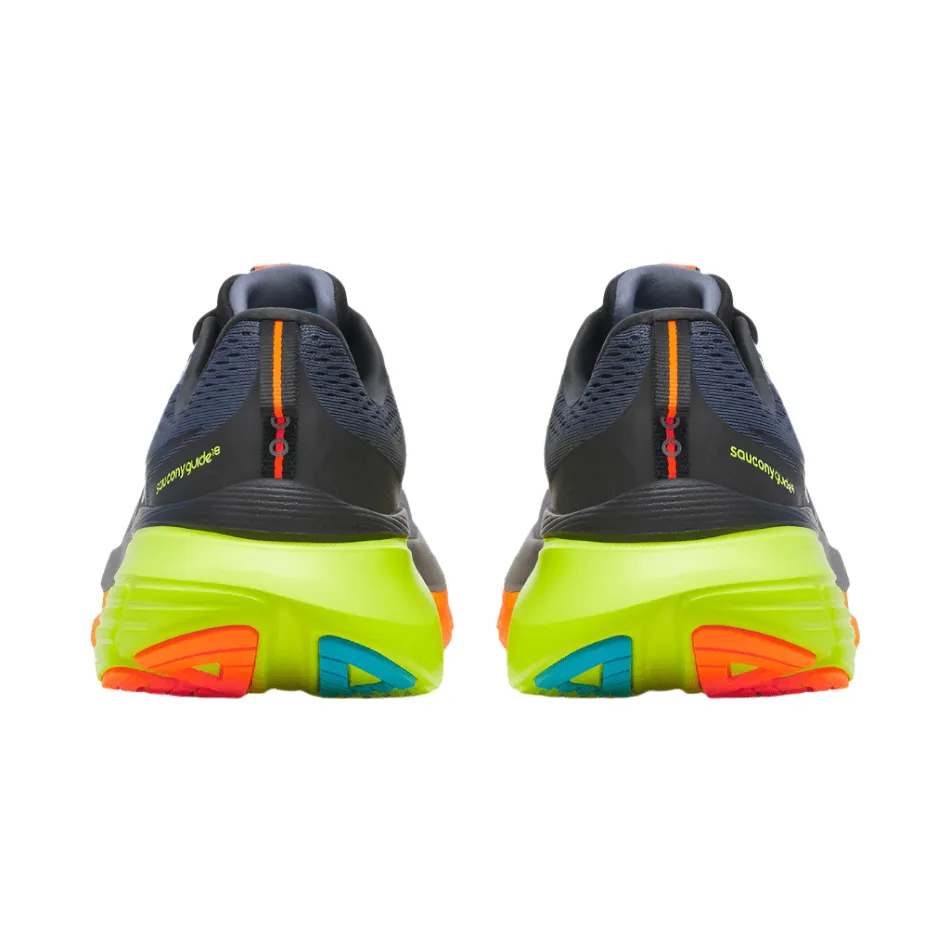 Saucony Men's Guide 18 Running Shoes in Shadow/Vizi AW25 narrow - fit shoes sports lovers' desire