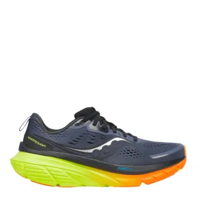 Saucony Men's Guide 18 Running Shoes in Shadow/Vizi AW25 mountain - running running with friends shoes