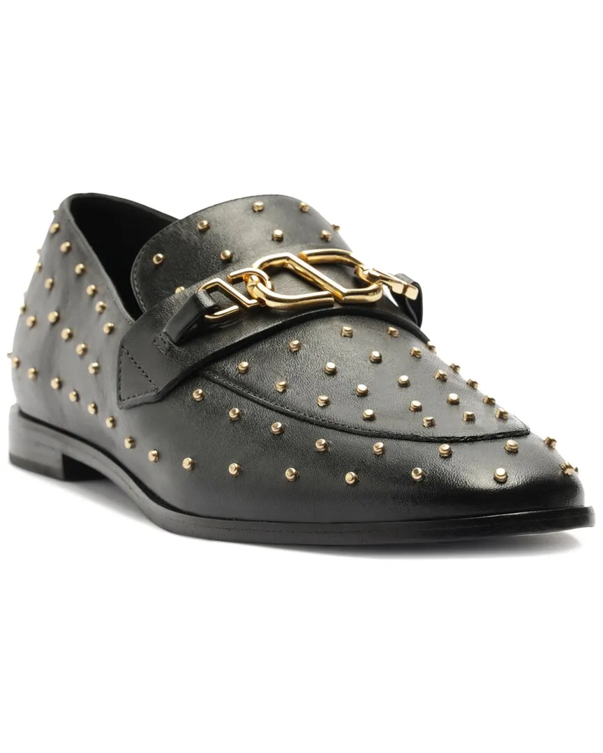 SCHUTZ Morgan Leather Flat Park Stroll
