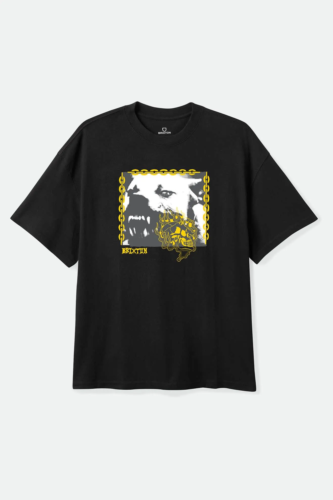 Secure S/S Standard T-Shirt - Black Worn Wash Chilly Day Essentials