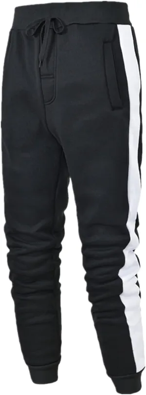 sdbrld Sweatpants For Men Mens Hip Hop Joggers Splice Drawstring Cargo Pants Trendy Hiking Outdoor Sweatpants Trousers