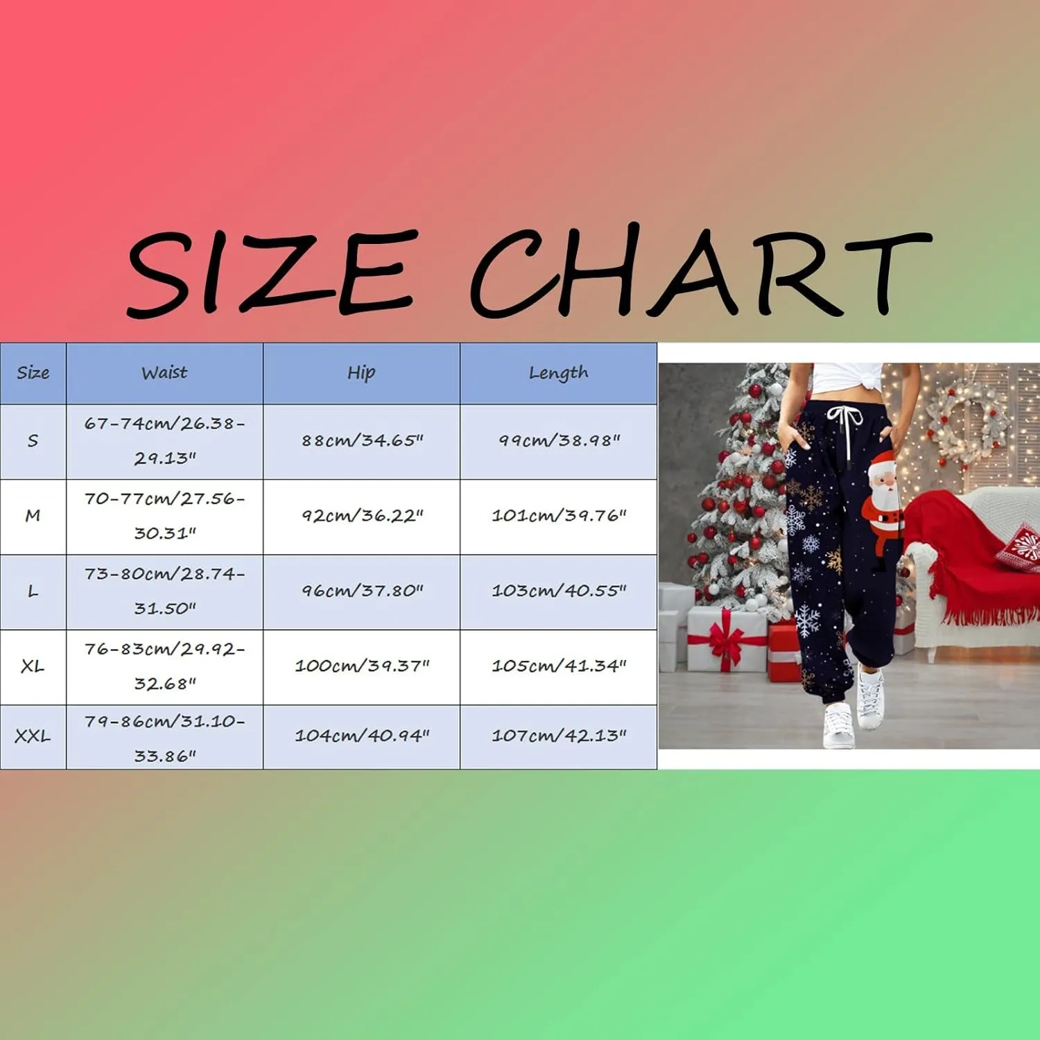 sdbrld Womens Christmas Sweatpants Winter Sherpa Fleece Lined Sweatpants Trendy Print Drawstring Joggers Trousers with Pocket