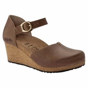 Balanced Design Birkenstock Mary Ring-Buckle Cognac  1023525 Women's